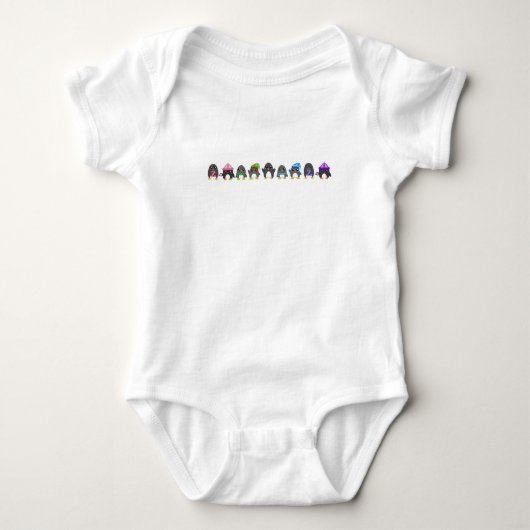 Pinguïn Parade Romper (Voorkant)