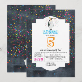 Pinguïn partout - Dierenfeest Jongen Meisje Kaart