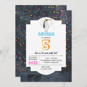 Pinguïn partout - Dierenfeest Jongen Meisje Kaart