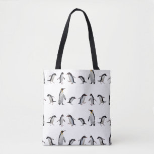 Pinguïn Party All Over Print Bag (kies kleur) Tote Bag