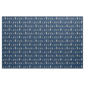 Pinguïn Party Fabric (marine) Stof (Fat Quarter)