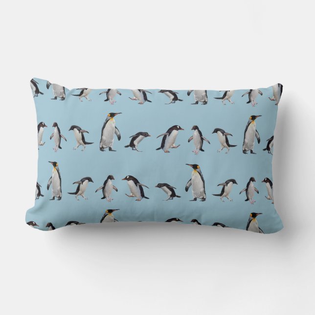 Pinguïn Party Pillow (kies uw kleur) Kussen (Voorkant)