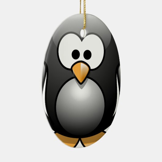 Pinguin/Penguin Keramisch Ornament (Rechts)