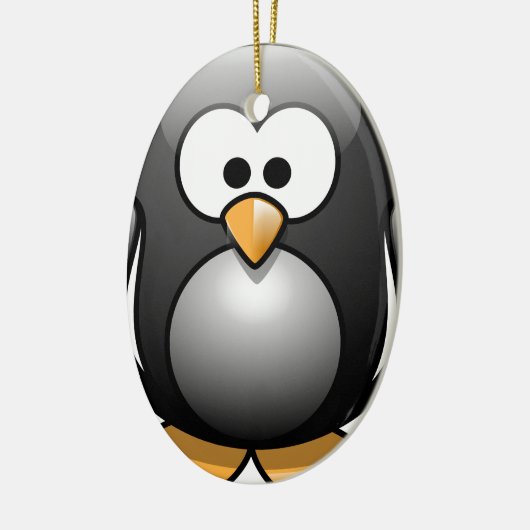 Pinguin/Penguin Keramisch Ornament (Links)