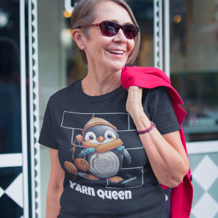 Pinguïn Pensioengeschenken voor Crocheter Moeder O T-shirt