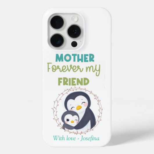  Pinguïn Perfect Moederdag Gift Case-Mate iPhone Case (Achterkant)