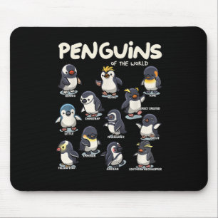Pinguïn Pinguïns Dieren van de Wereld Pinguïn Lief Muismat