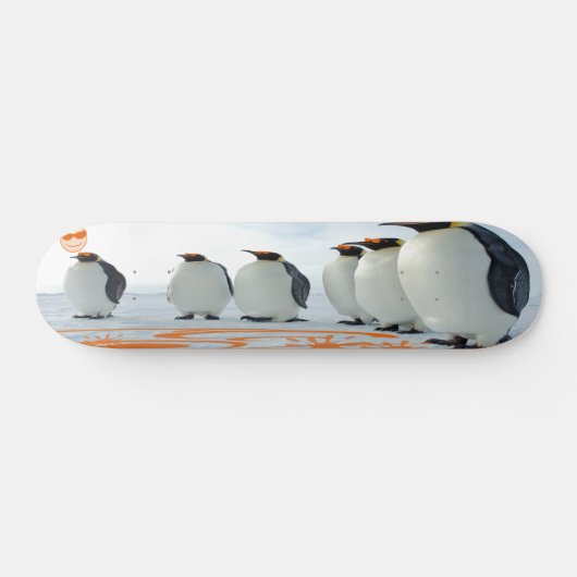 Pinguïn plezier in de zon skateboard (Horizontaal)