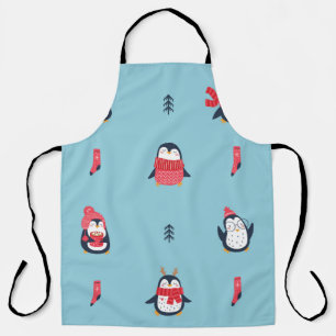 Pinguïn plezier: naadloze grillen. schort