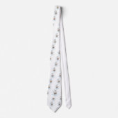 Pinguïn Polar Beer Sneeuw Stropdas (Voorkant)