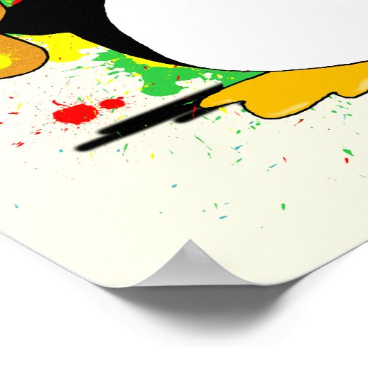 Pinguïn Poster (Hoek)