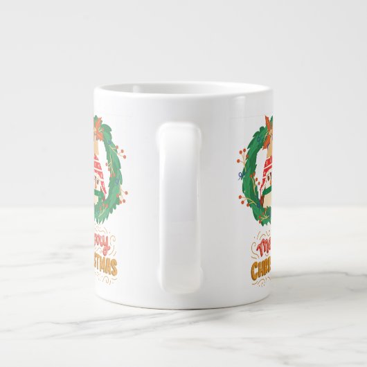 Pinguin, pretkerst grote koffiekop (Achterkant)