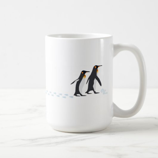 Pinguïn Prints Mok (Rechts)