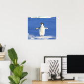 Pinguïn pronkt poster (Thuiskantoor)