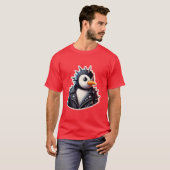 PINGUÏN PUNK ROCKER 13 T-SHIRT (Voorkant volledig)