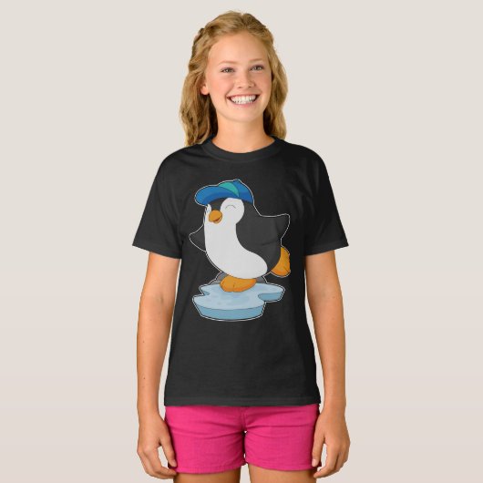 Pinguïn Pupil Pet School T-shirt (Voorkant volledig)