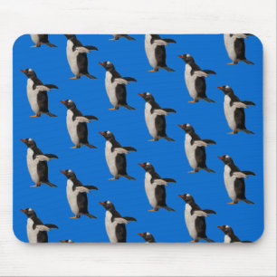 Pinguïn Razernij Muismat (Blauw)