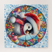 Pinguïn Ronde Puzzel (Horizontaal)