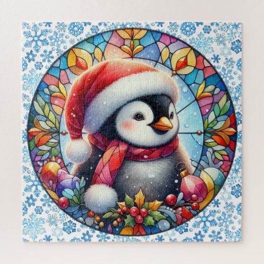 Pinguïn Ronde Puzzel (Verticaal)