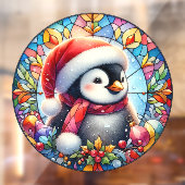 Pinguïn Ronde Raamsluiting Raamsticker (Vel 2)