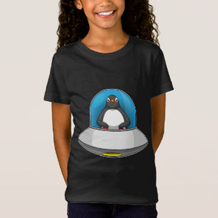 Pinguïn Ruimteschip Ruimte T-shirt