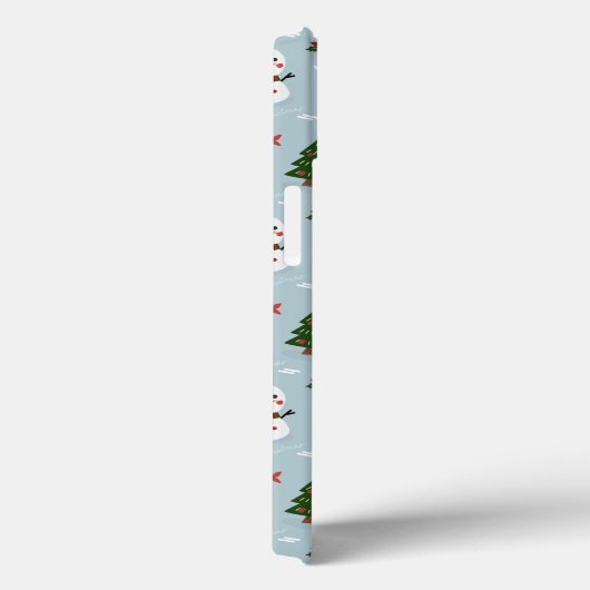 Pinguïn Santa Happy Merry Kerstmis boom patroon Case-Mate iPhone Case (Achterkant / Rechts)