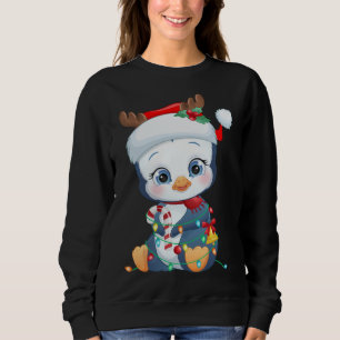 Pinguïn Santa Hat Kerstmis Pinguïn Liefhebbers Pyj Trui