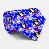 pinguïn Santa Stropdas (Opgerold)