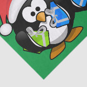 Pinguïn Santa Thunder_Cove Tissuepapier (Detail)