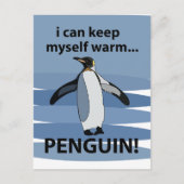 Pinguïn Schattig Dier Grappig Briefkaart (Voorkant)