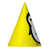 Pinguïn Schattige Winter 1e Verjaardagsfeestje Pet Feesthoedjes (Links)