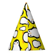 Pinguïn Schattige Winter 1e Verjaardagsfeestje Pet Feesthoedjes (Achterkant)