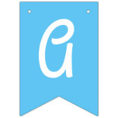 Pinguïn Schattige Winter Happy Birthday Bunting Ba Vlaggetjes (Derde vlag)