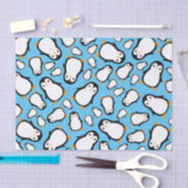 Pinguïn Schattigee Winter 1e Verjaardagsfeestje Tissuepapier (Craft)