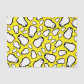 Pinguïn Schattigee Winter 1e Verjaardagsfeestje Tissuepapier (Voorkant)