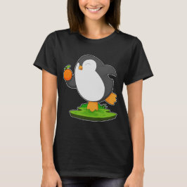 Pinguïn Sinaasappel Fruit T-shirt