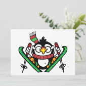 Pinguïn Ski Jumping Uitnodigingen