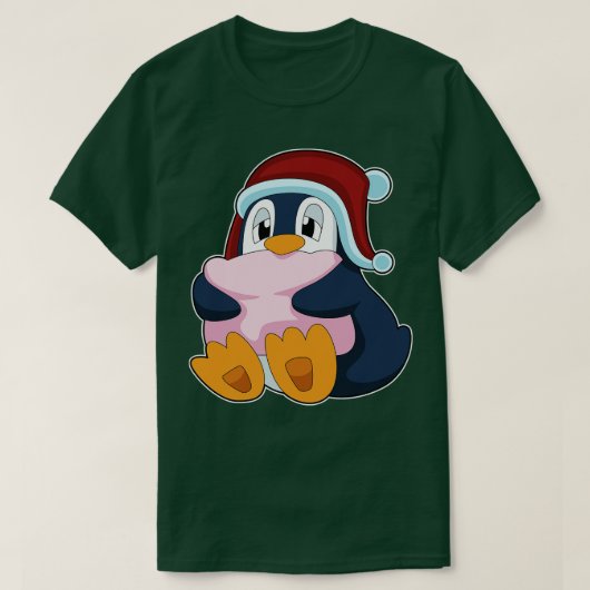 Pinguïn slaapkussen t-shirt (Design voorkant)