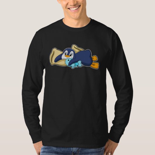 Pinguïn Slaapkussen T-shirt (Voorkant)