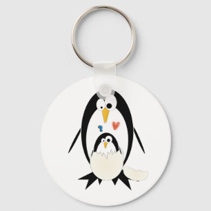 Pinguïn Sleutelhanger Uit Het Ei
