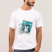 pinguïn stempel t-shirt (Voorkant)