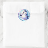 Pinguïn sticker (Tas)