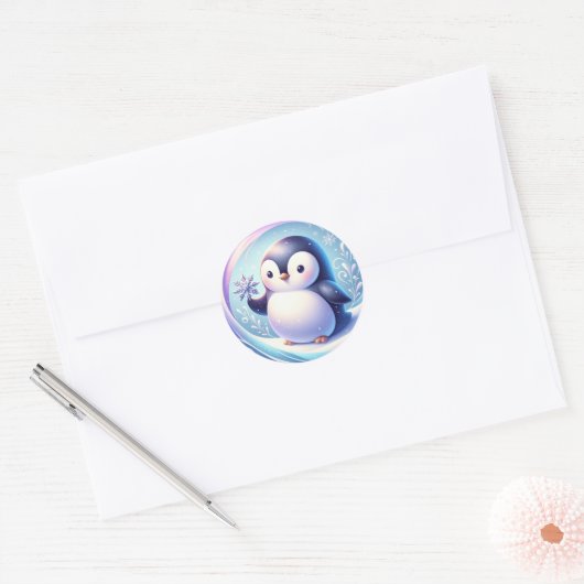 Pinguïn sticker (Envelop)