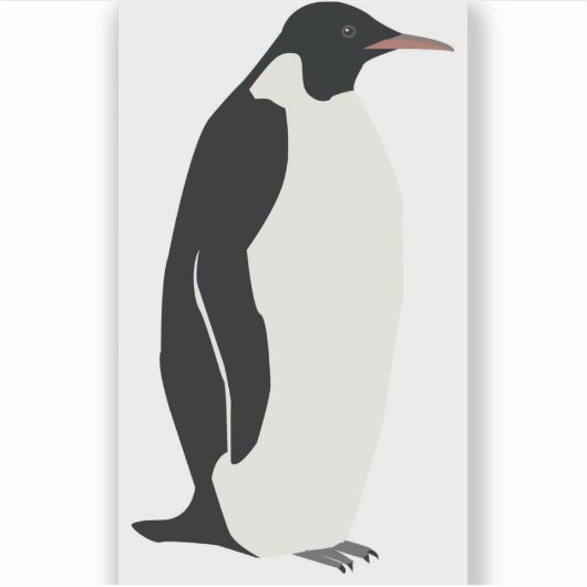 Pinguïn Sticker (Voorkant)