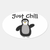 Pinguïn Sticker Decal (Voorkant)
