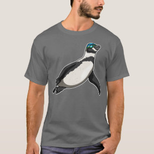 Pinguïn Swimming zwembril T-shirt