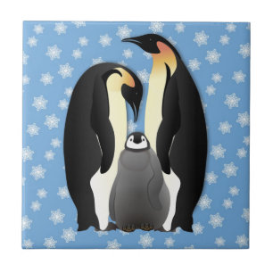 pinguïn tegeltje