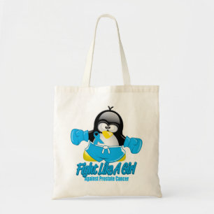Pinguïn tegen prostaatkanker tote bag