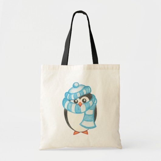Pinguïn Tote Tas (Voorkant)