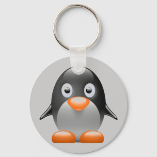 pinguïn tux linux afbeelding sleutelhanger
